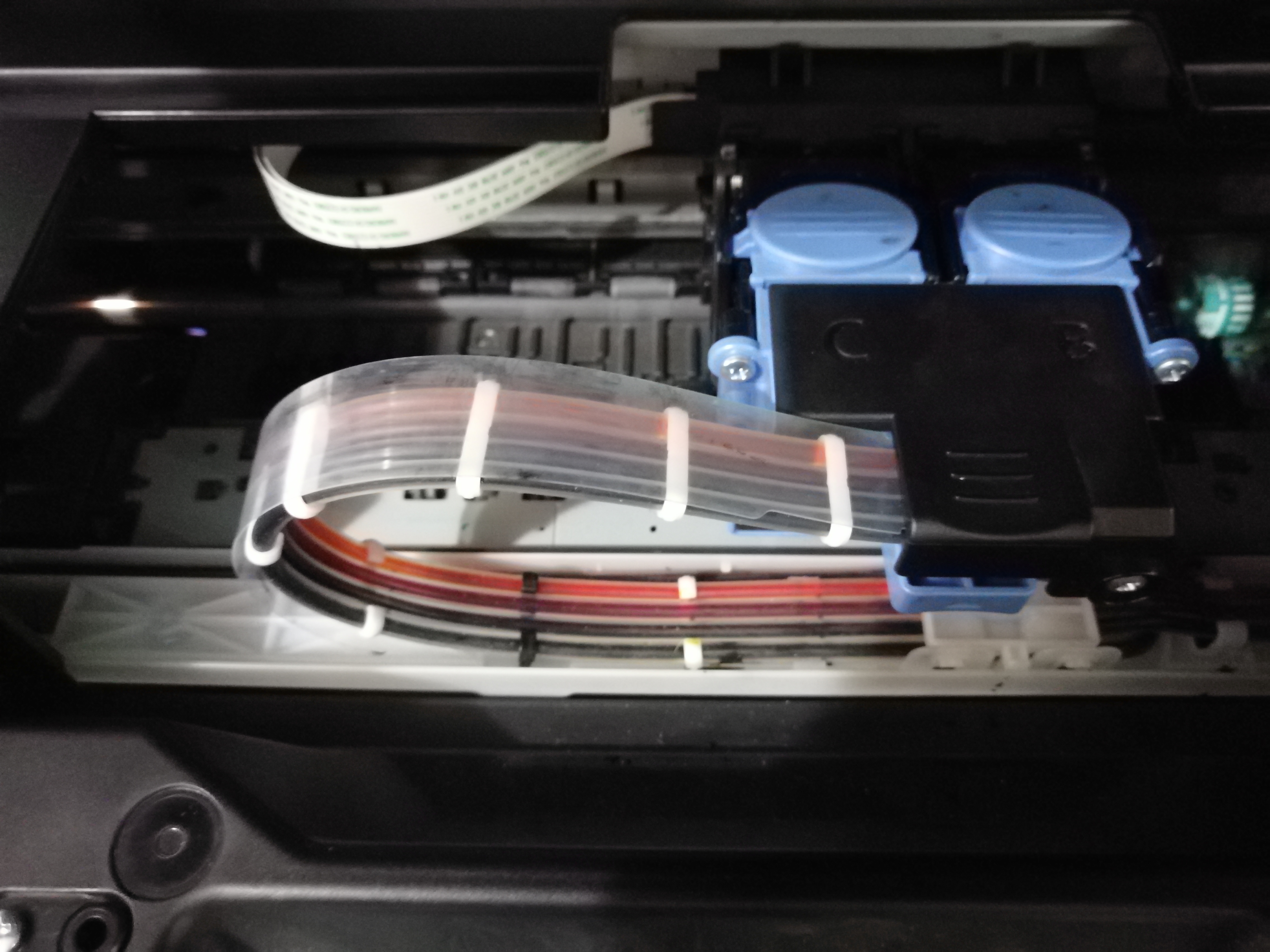 佳能g2800连供管道堵住了,佳能g2810打印机头堵塞怎么办