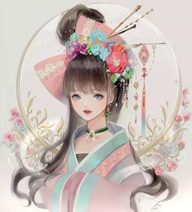 好看的仙女插画,唯美的韩国风插画