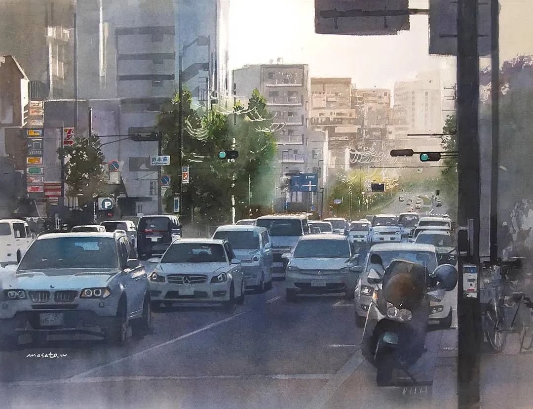 水彩大师笔下的花卉,简单唯美的水彩花卉