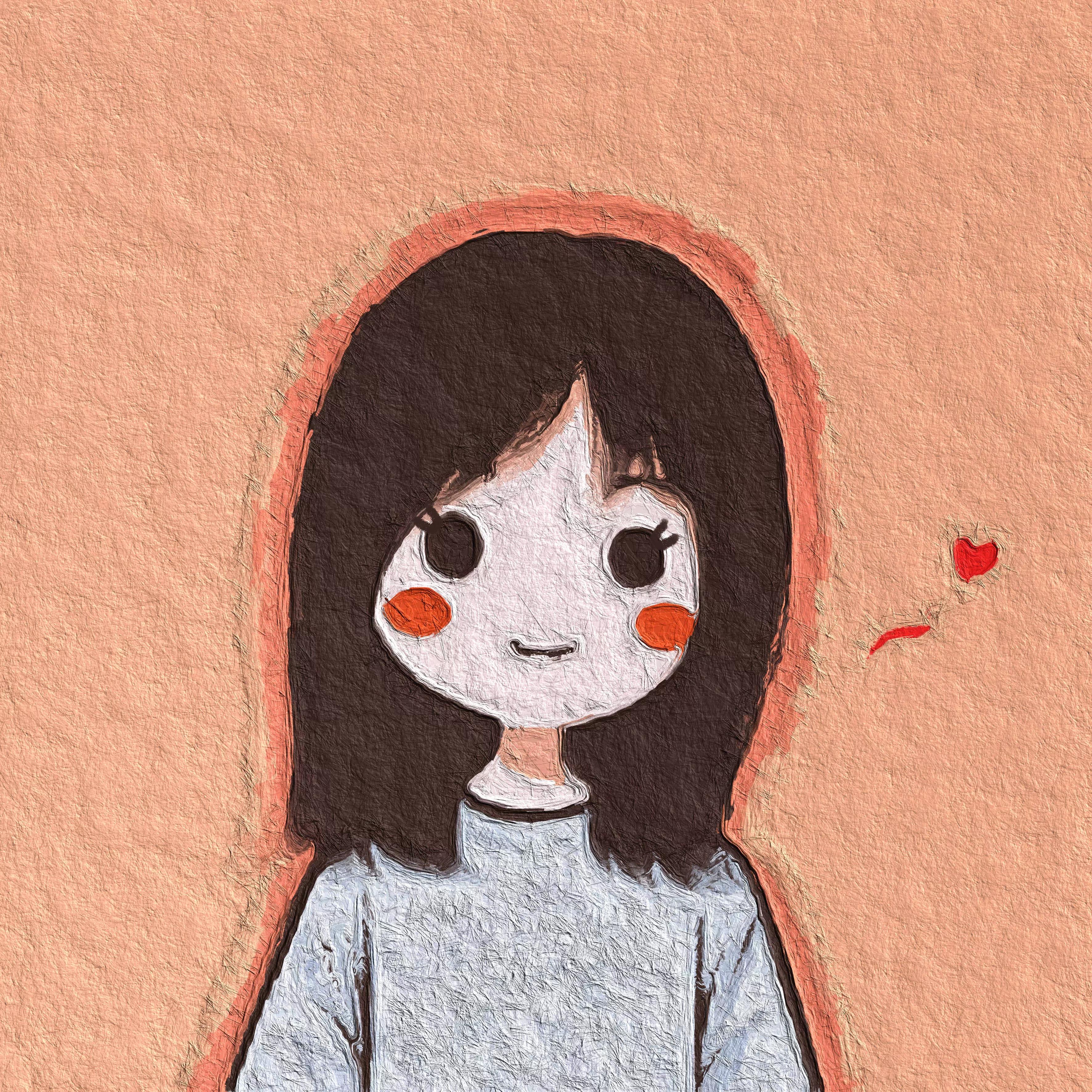 复古高贵卡通油画头像,女生头像ins高级质感漫画油画霸气