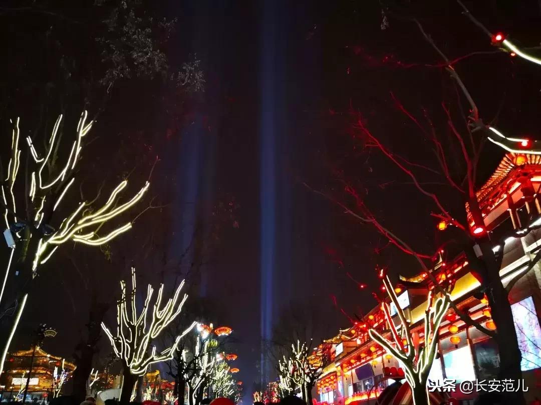 大唐不夜城还原照片,大唐不夜城换装拍摄