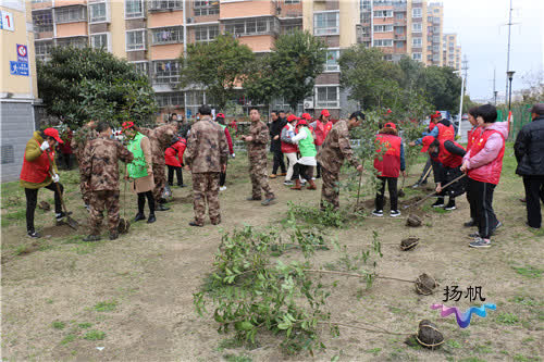 扬州九龙花园社区:绿色文明新起点,共筑社区好人林