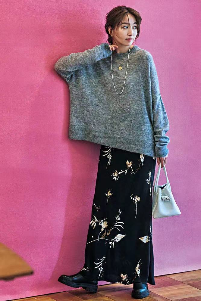 冬季灰色的高级穿搭法则,灰色系小众风穿搭