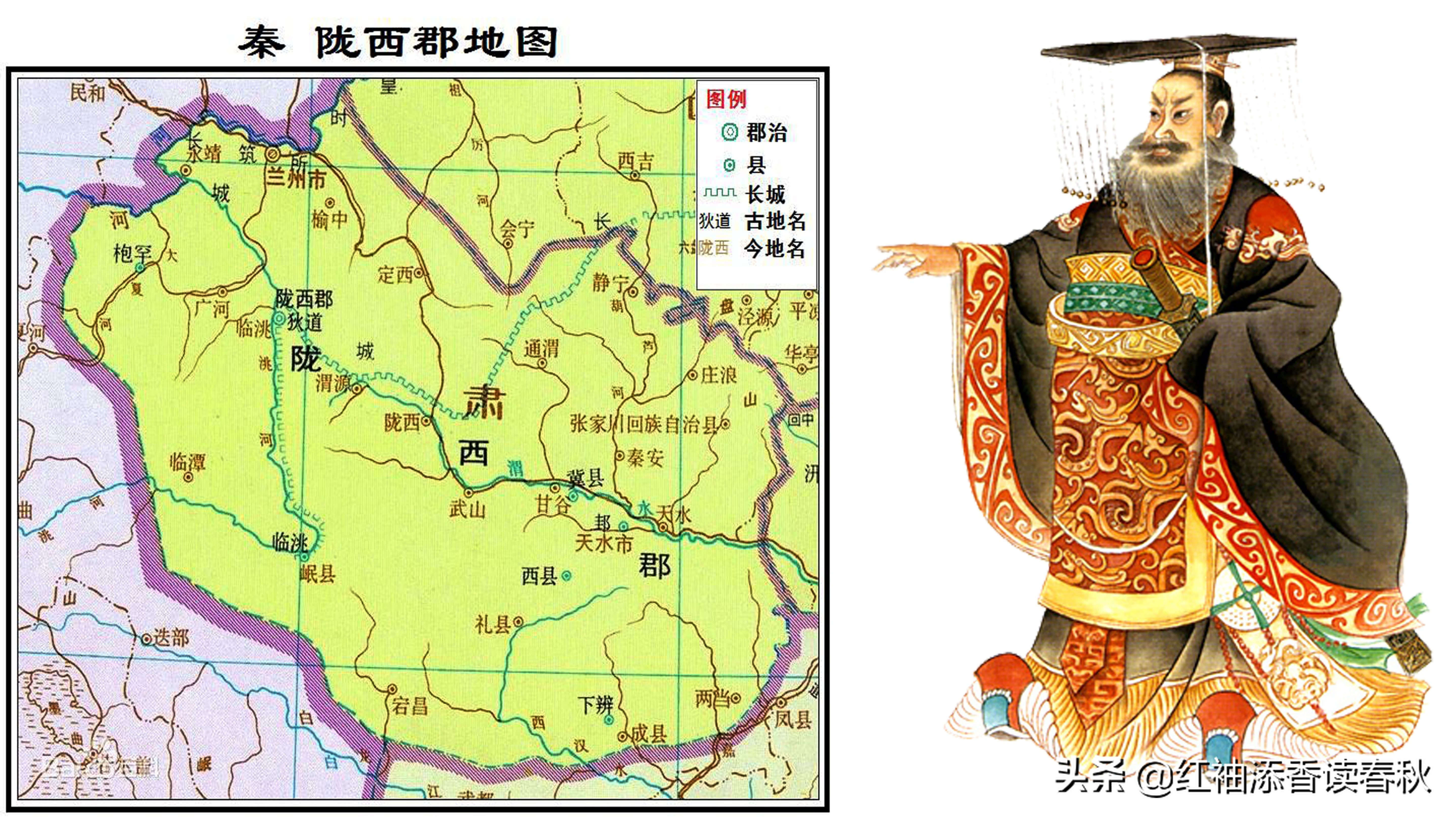 历史上的甘肃在什么地方,甘肃有哪些历史悠久的地方