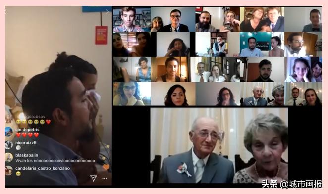 他俩结个婚，千万网友自备酒水围观，还在线随份子