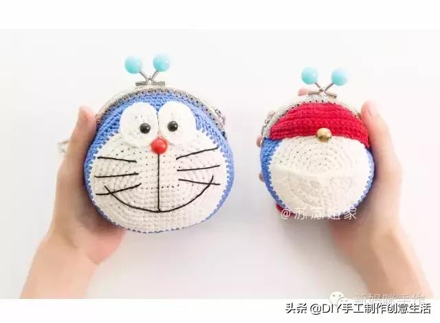 钩织扁包零钱包,钩织拉链零钱包