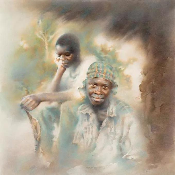 异域奇境、恍如隔世,迪兰·斯科特·皮尔斯的水彩画,真的超美