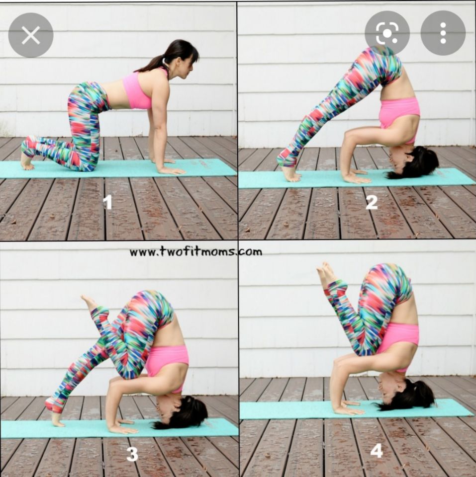 瑜伽头倒立的标准做法,瑜伽头倒立发力点在哪