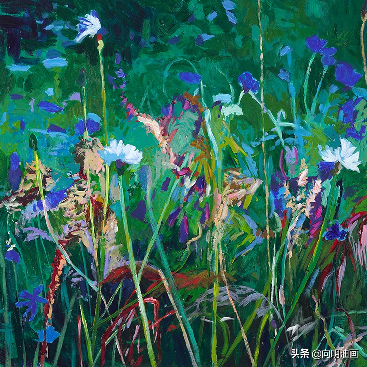 美国艺术家艾伦·迪特布兰特魔法森林的叶子沙沙作响