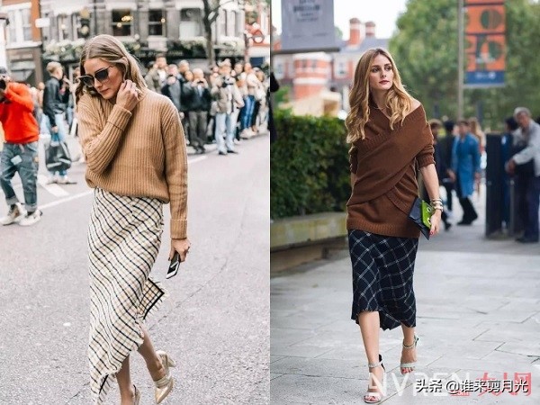 毛衣包臀裙怎么搭配好看,秋冬包臀裙加毛衣穿搭