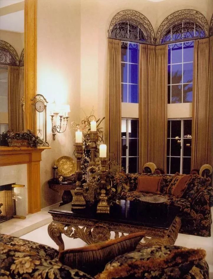 别墅窗帘的款式图片,别墅窗帘100个新款