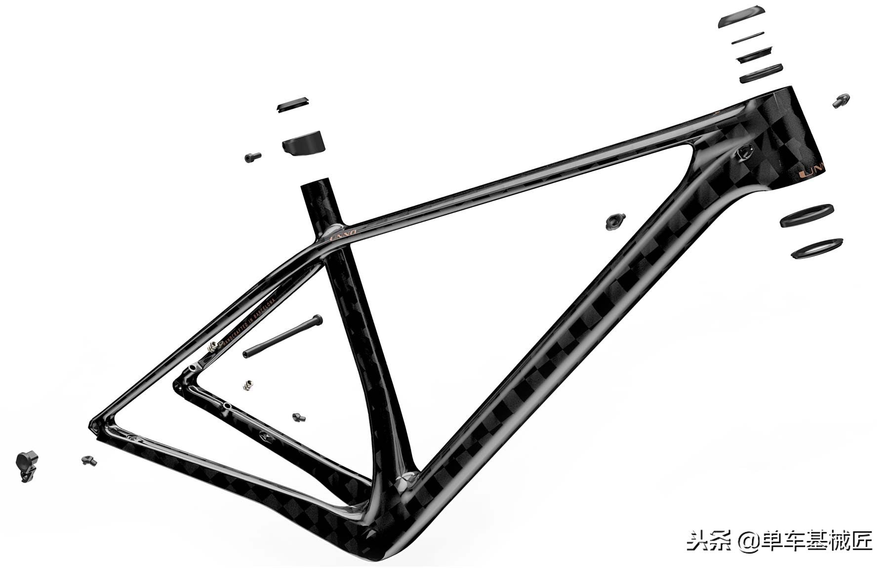 不偷奸不耍滑：实实在在的790g山地车车架，竟然还包含了桶轴