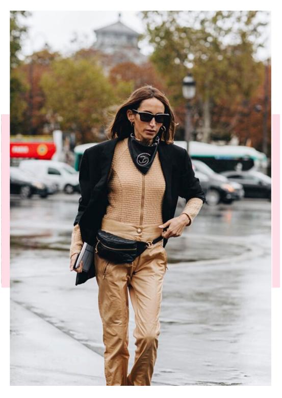 丝巾有哪些时髦又高级的搭配,简单丝巾穿出高级感