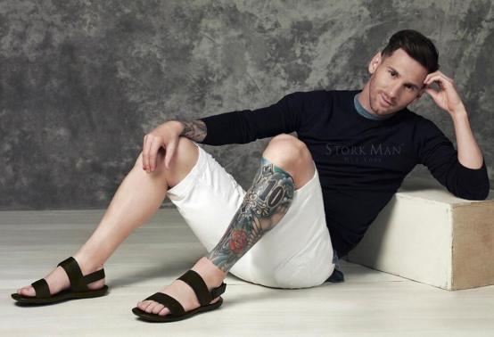 梅西纹身图案大全,巨星纹身