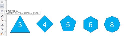 coreldraw多边形工具怎么用,coreldraw轮廓图工具