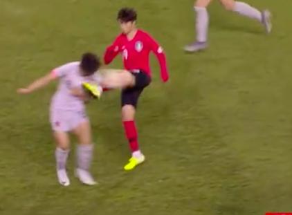 韩国媒体吐槽国足少林足球,韩国足球犯规少林足球