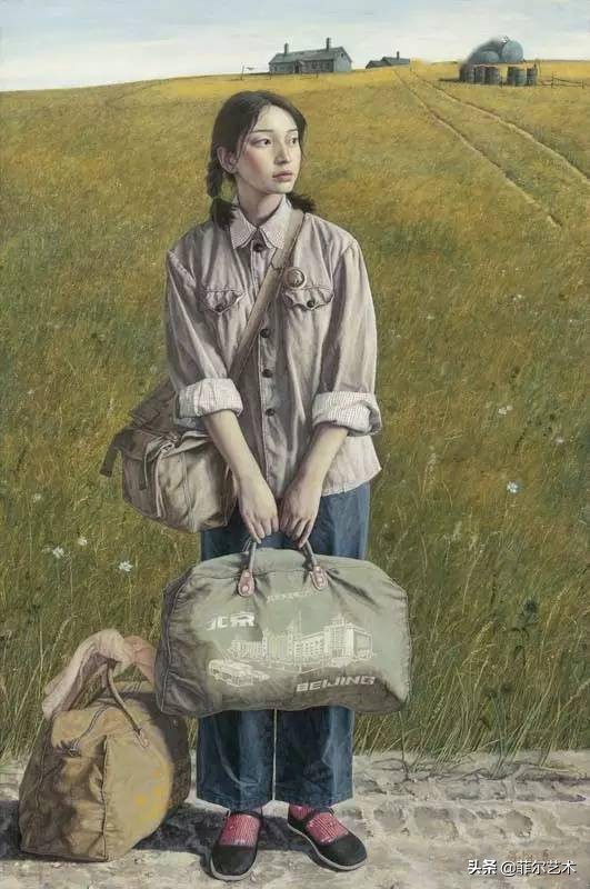 诗中有画的油画作品,油画人物写实油画