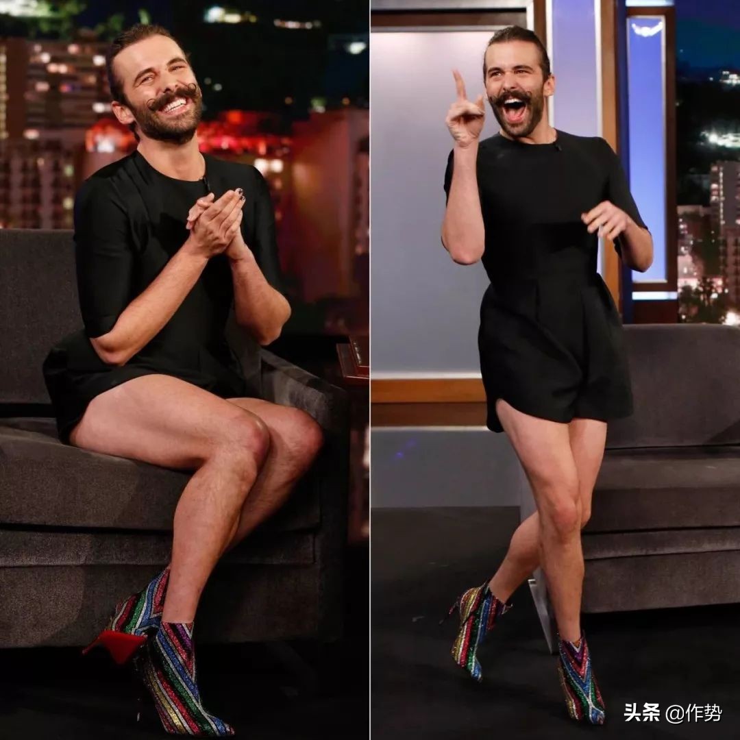 这位大胡子男人，穿起裙子来竟然比女生和还要合适？！