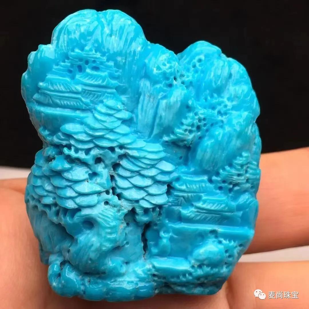 绿松石的美感和神秘,大自然中的物件