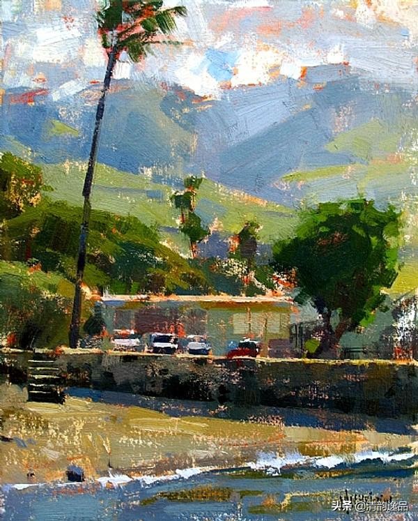 美国艺术家乔biwler油画作品赏析,丽莎印象派油画欣赏