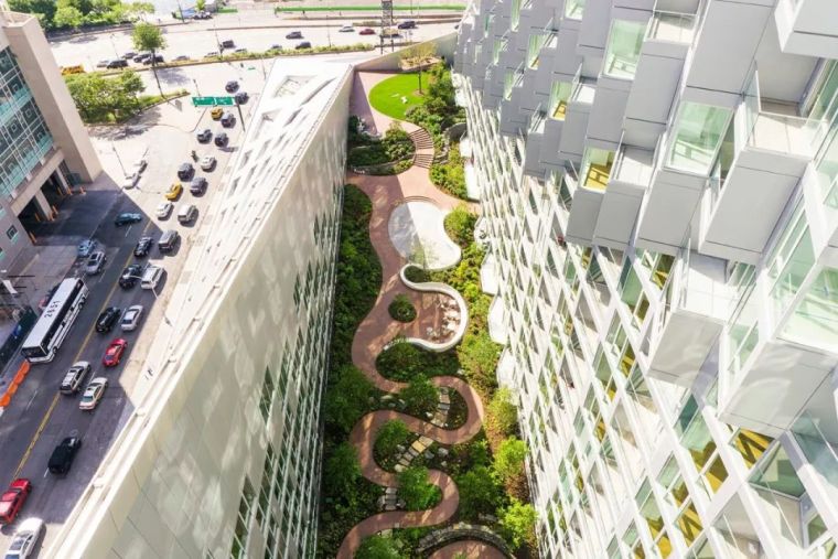 一条景观步道,一条景观路设计图片