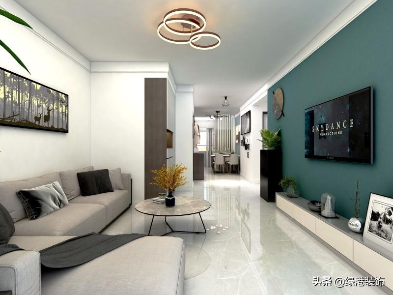 85平中海南北通透装修风格,中海康城73平装修