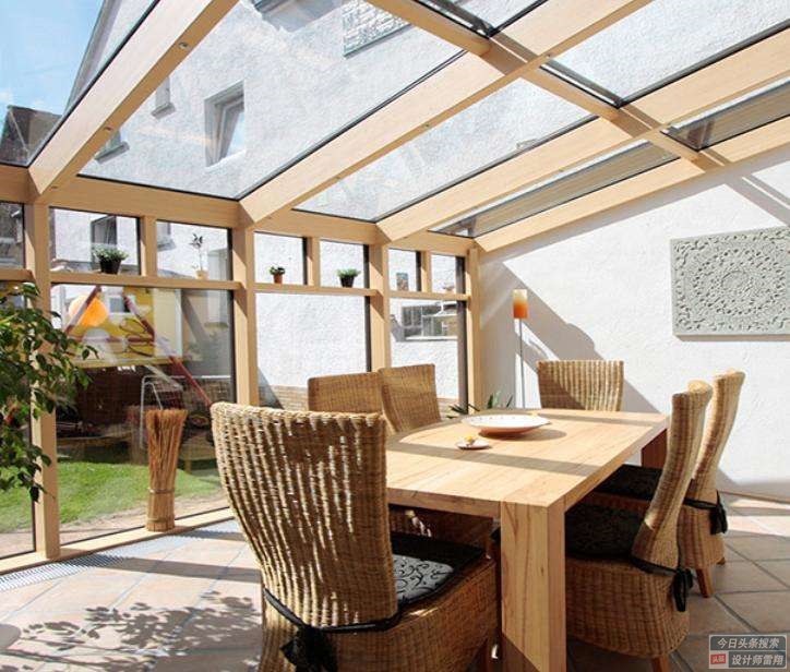 别墅庭院阳光房2023最新款设计,庭院阳光房设计