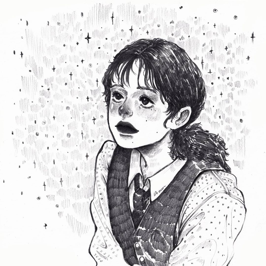 一支铅笔画素描风景,一支铅笔画出来的画