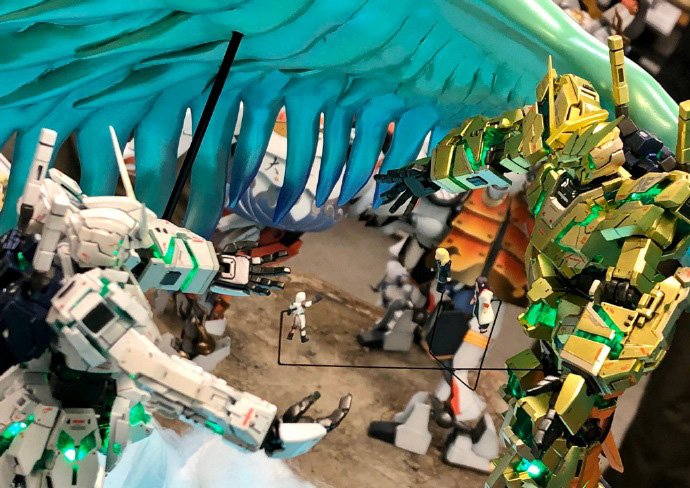 独角兽三号机高达爆甲模型,独角兽3号机高达