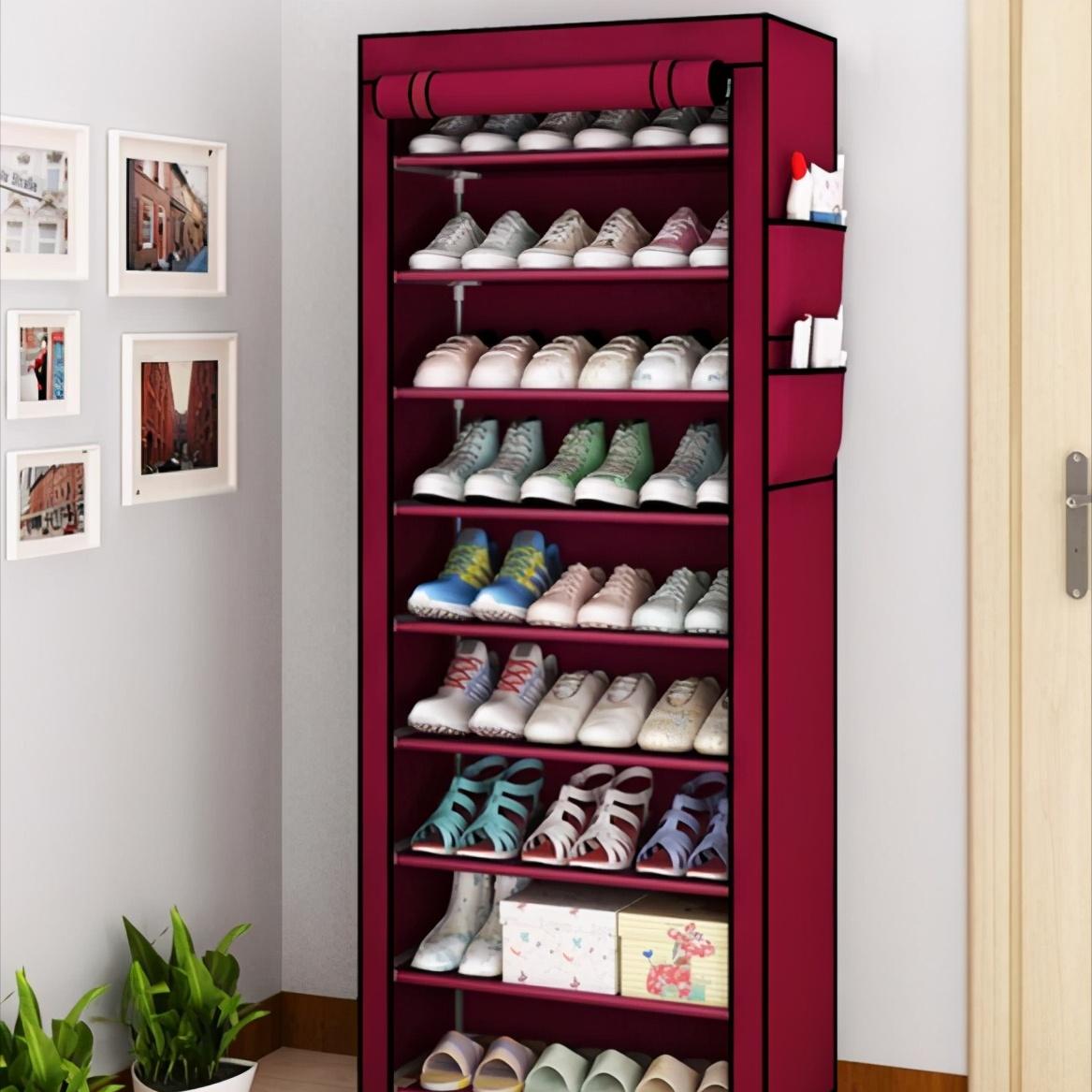 门口放不了鞋柜怎么设计,房子进门两边都不能做鞋柜