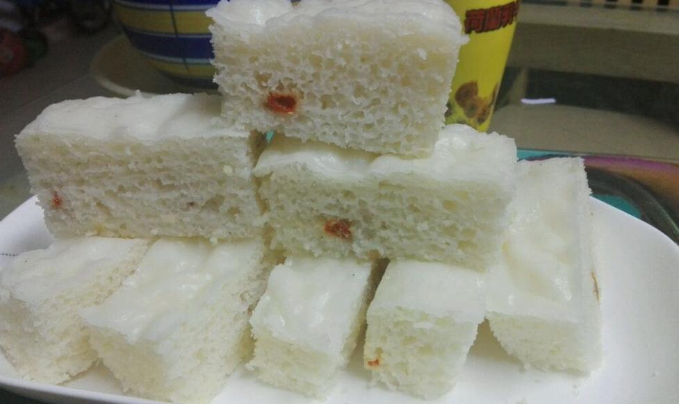 简单方便易做的发糕怎么样做,在家自制发糕香甜松软不粘牙