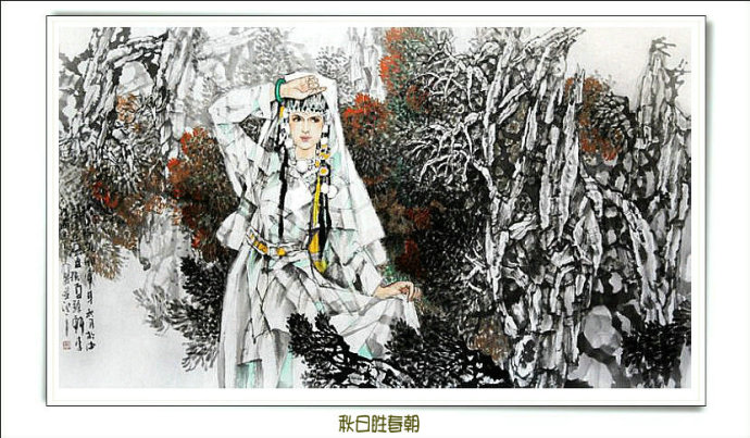 李志远三十张绝美人物画,李智远古风人物画