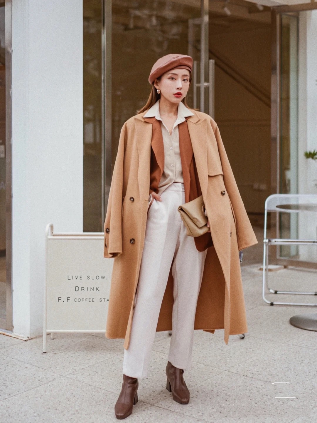 人见人爱大衣,人见人爱的甜美穿搭