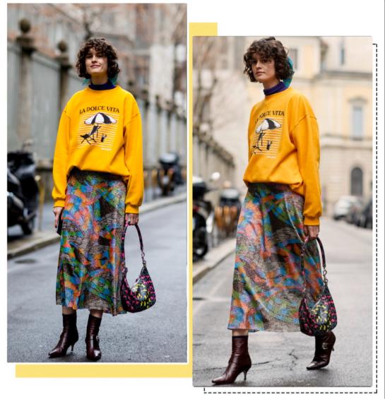 快get百搭卫衣穿出时髦和前卫,怎么把颜色鲜亮的卫衣穿出时尚感