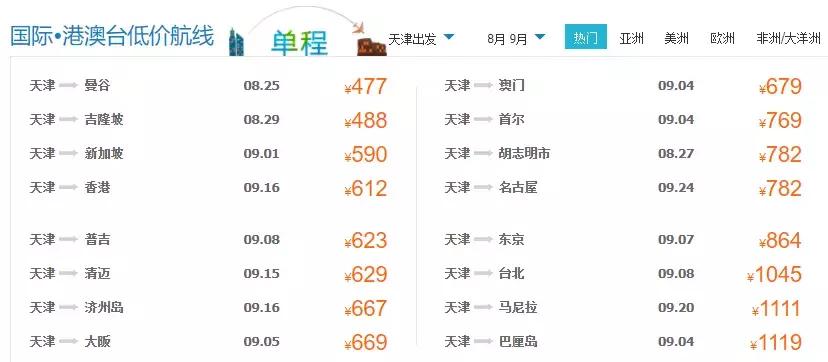 7月天津飞三亚往返机票团购,9月天津出发特价机票往返