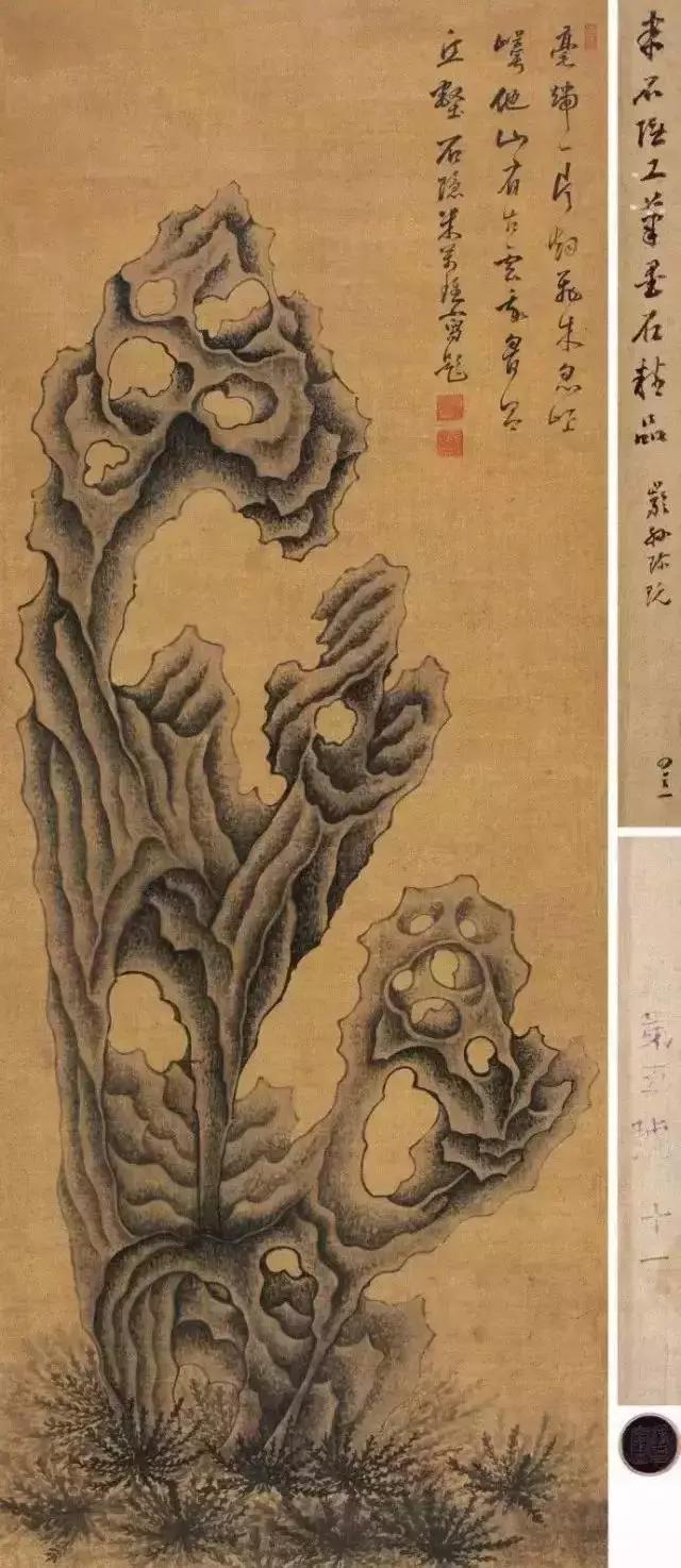 历代中国画中的奇石,中国画奇石作品欣赏