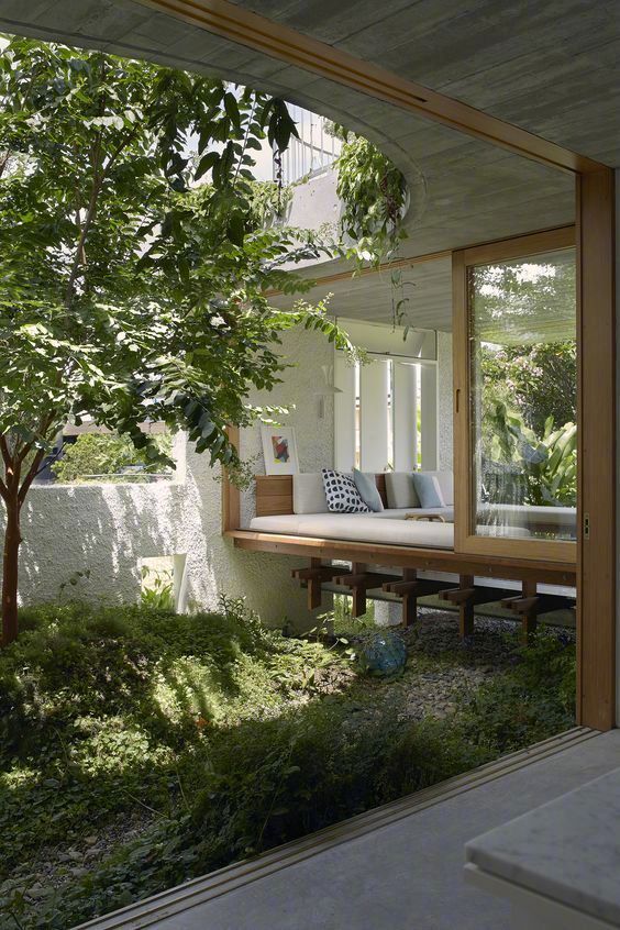 有禅意的天井,景观中的天井