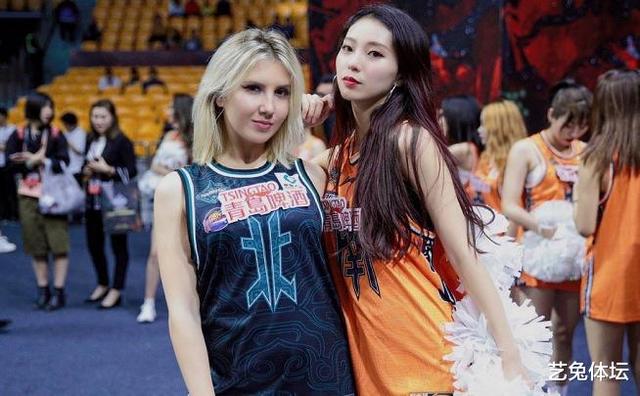 cba浙江对广东队啦啦队,杨燕婷广东队啦啦队和球员照片