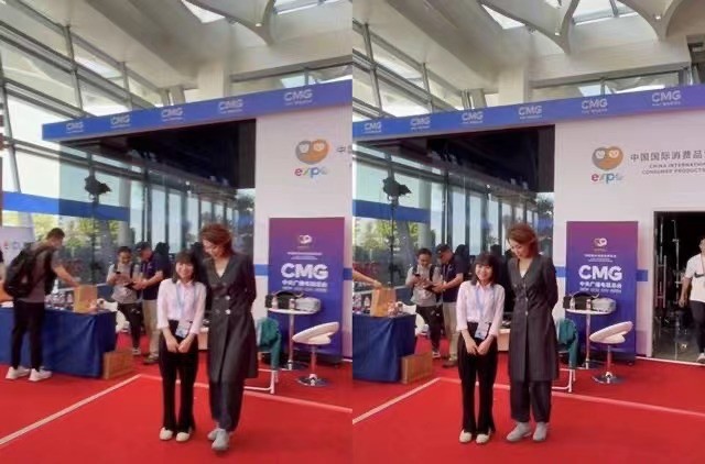 李梓萌央视脸,李梓萌新闻联播造型