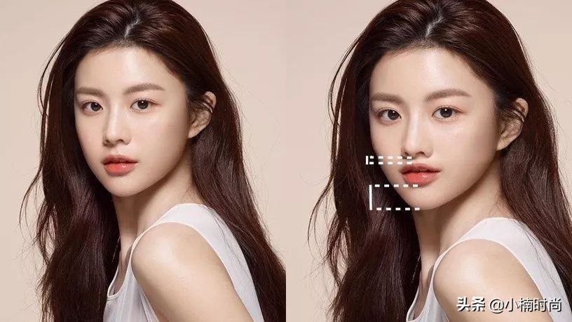 人中缩短化妆技术,人中很短妆容