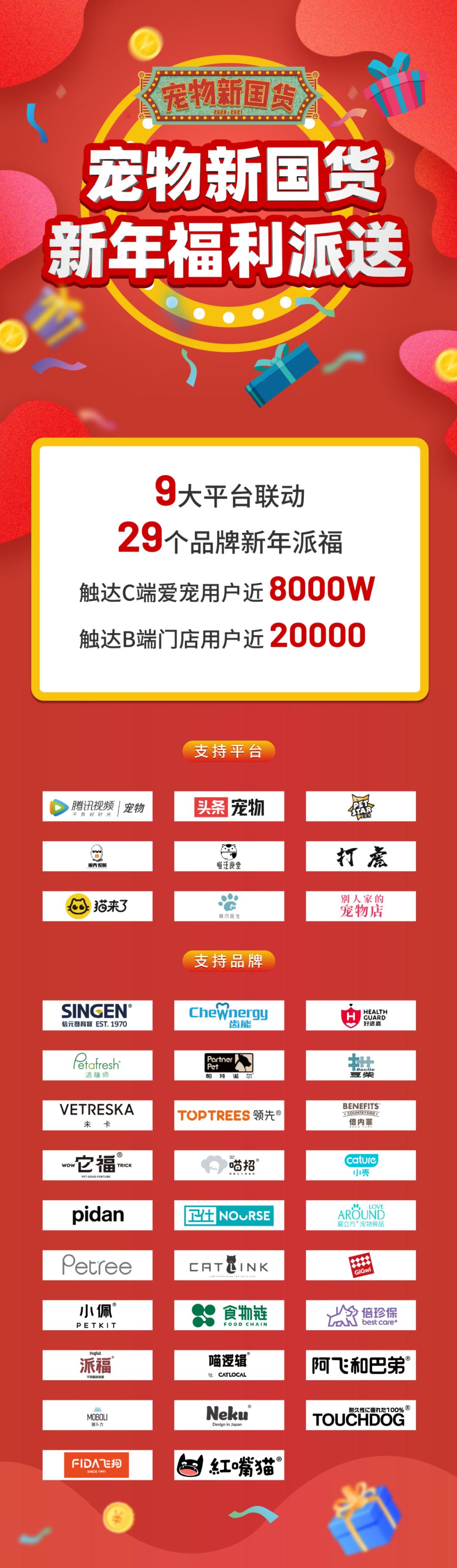 50份新年福利大牌护肤美妆免费送,宠物新国货