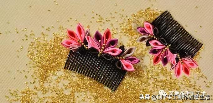 丝带做花带,做花带的教程