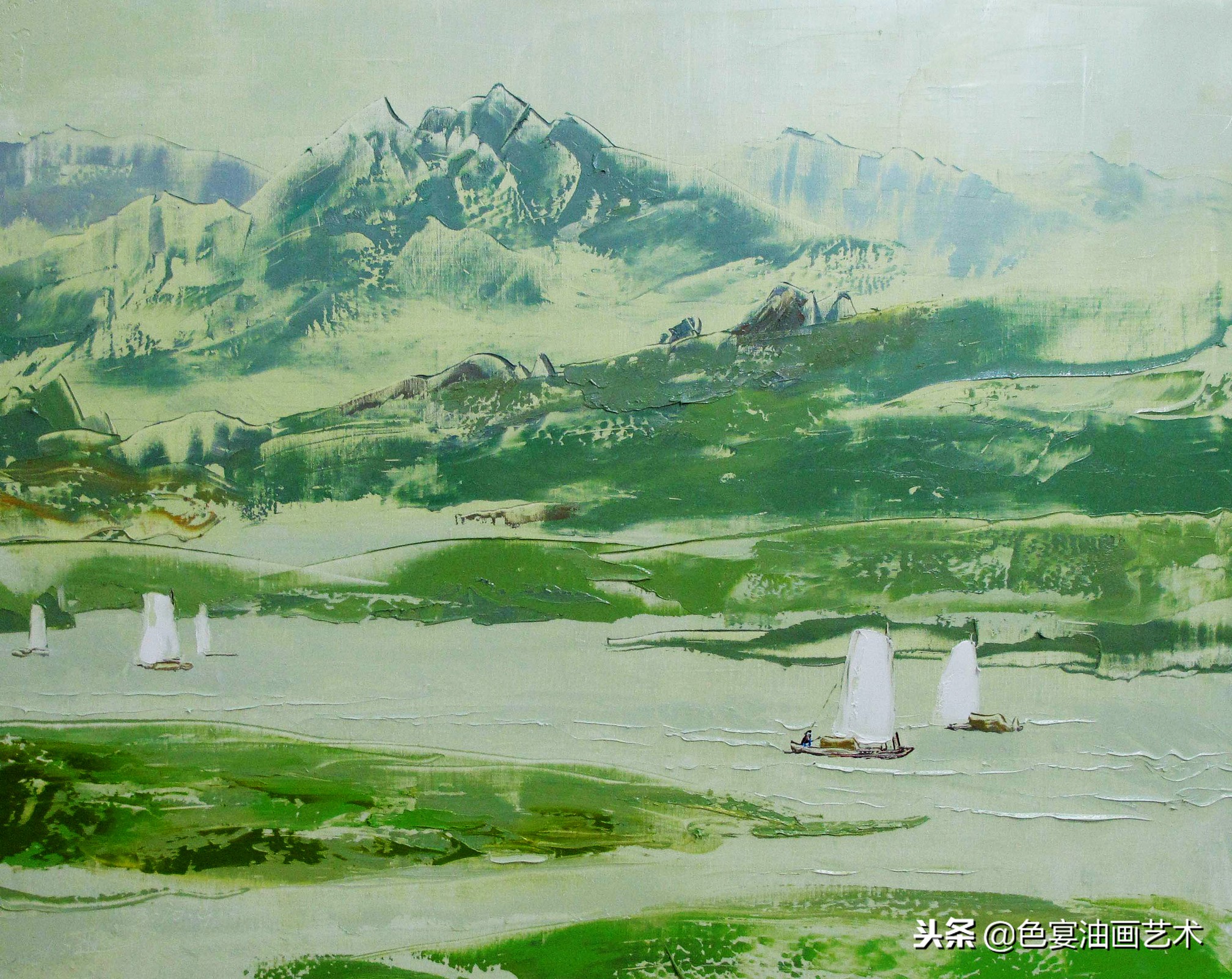 俄罗斯油画大师风景油画教程视频,油画大师油画风景创作教学视频