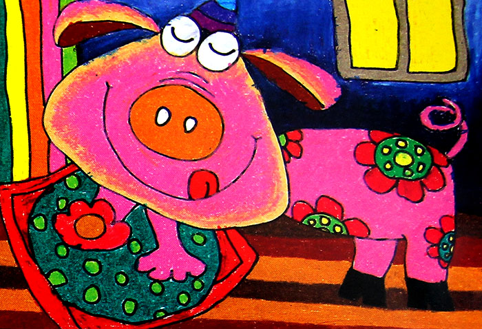 适合孩子的绘画工具,儿童油画绘画棒画好看的东西