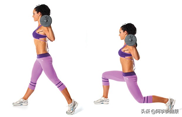 膝盖疼？比起正向弓步蹲，其实你更应该多做反向弓步蹲