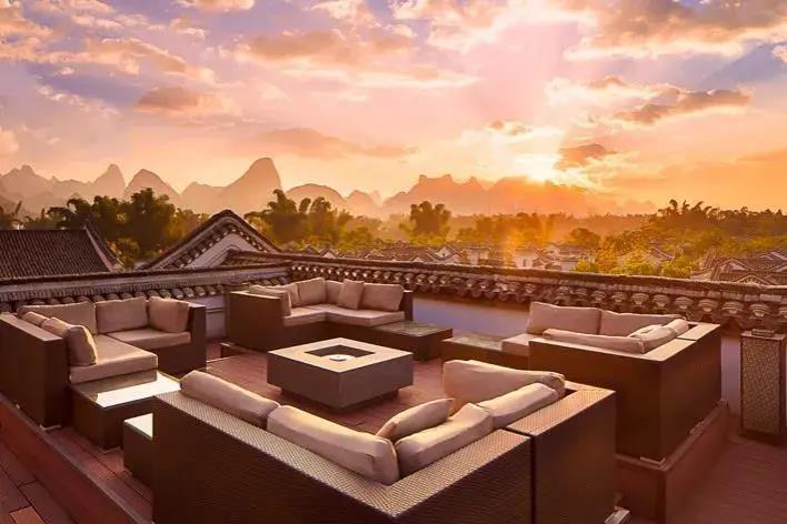 广西阳朔又一顶奢酒店,潺潺流水,久违的隔世风景,美得像一个梦