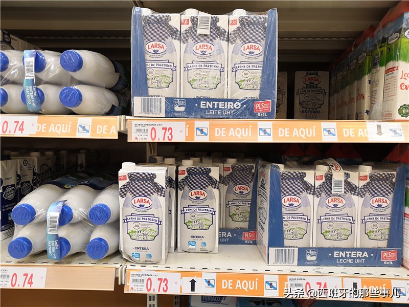 看看国外奶粉价格,西班牙奶粉当地价格