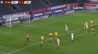 比利时3-0瑞典卢卡库最后一球,比利时vs威尔士库尔图瓦