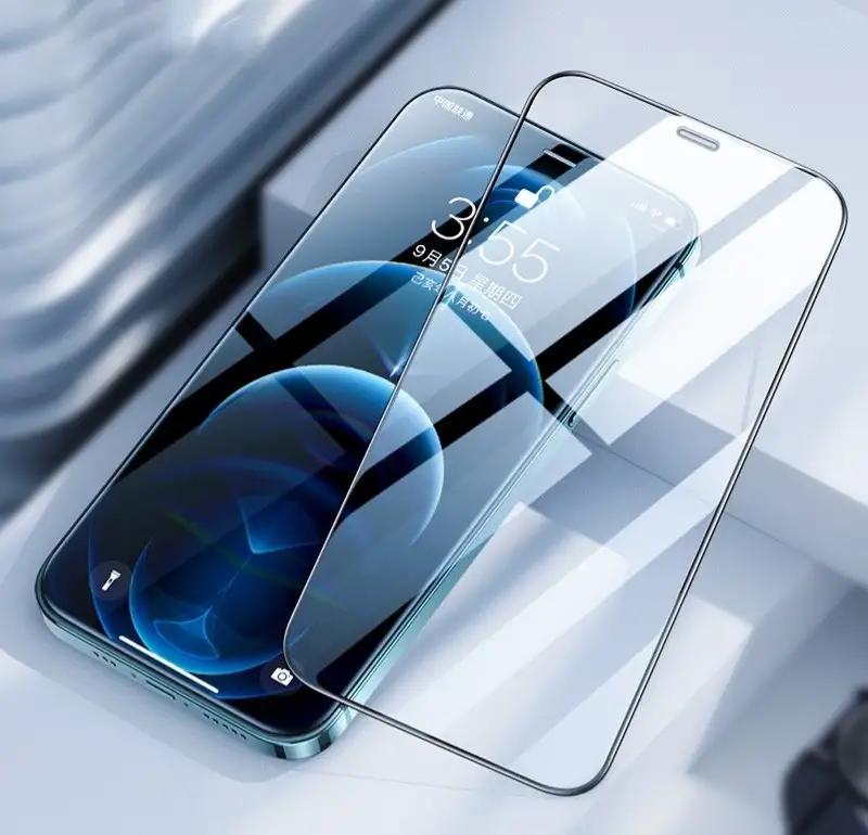 高清钢化膜苹果12promax,全屏钢化膜防窥屏苹果12promax