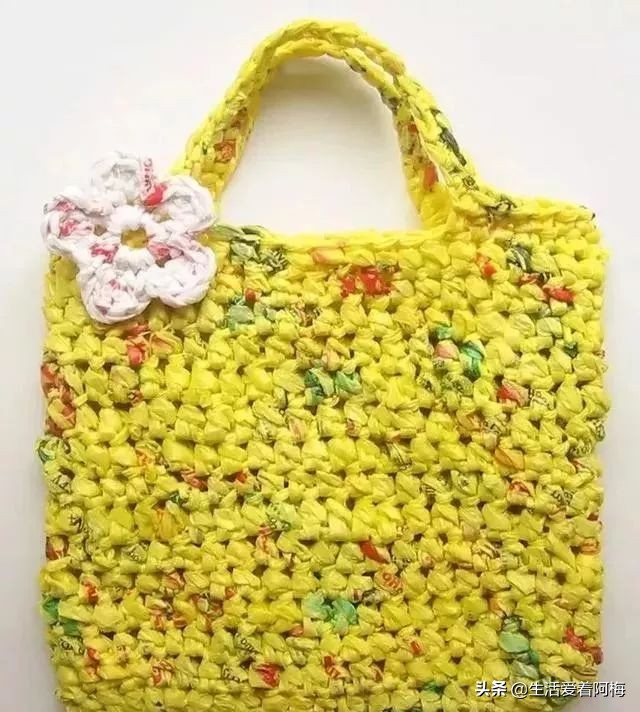 塑料袋环保手工制作,塑料袋改造手工大全